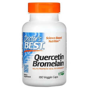 DOCTOR'S BEST QUERCETIN & BROMELAIN 180 CAPS