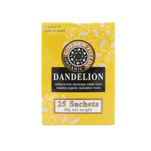 New Collection: Golden Fields Organic Dandelion 25 Sachets (80g)