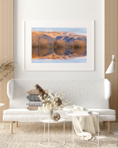 Products: Wairepo Autumn colours Framed Print - Rāhera Creative