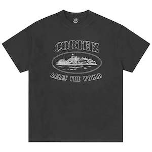 Corteiz Reflective Alcatraz Tee - Triple Black