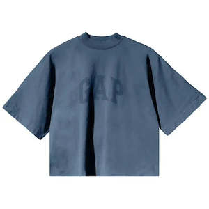 Best Sellers: Yeezy Gap Engineered By Balenciaga Dove No Seam Tee - Dark Blue