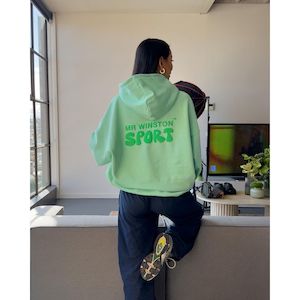 Mr Winston: Mr Winston Puff Hoodie - Apple