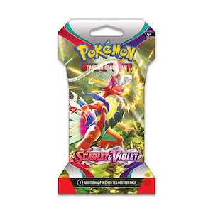 Pokemon TCG Sleeved Booster Pack - Scarlet & Violet
