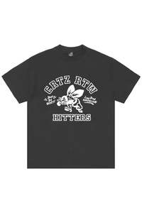 Womens Sizing: Corteiz The Hitters Tee Black