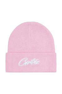 Corteiz Allstarz Folded Beanie Pink