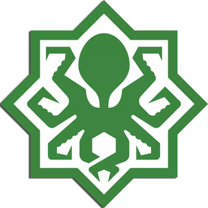 Products: RAILBLAZA Icon Sticker - Green RAILBLAZA