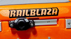 Products: RAILBLAZA Logo Transfer Decal Black - 8" RAILBLAZA