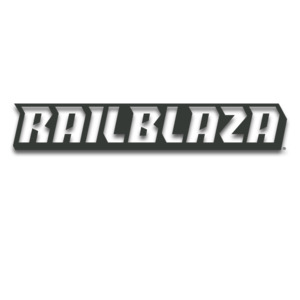 Products: RAILBLAZA Logo Transfer Decal Black - 8" RAILBLAZA