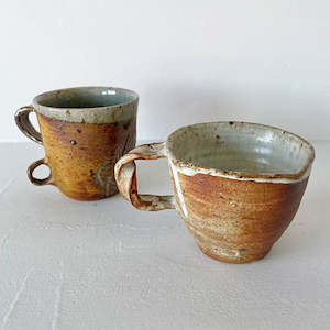 Ceramics: Wood Fired Mug 1 (front)