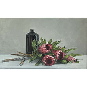 Peter Atkinson Six Months In Pompallier Mission Garden: Proteas