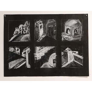 Marking Time By Tina Frantzen: Working drawings 5