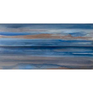 In Situ By Painter Kathryn Carter: September Afternoon Low Tide