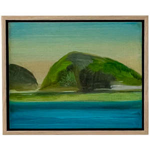 In Situ By Painter Kathryn Carter: Late summer low tide