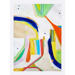 Critter Masquerade By Artist Kirsty Black: Chameleon Crossing