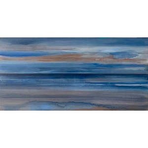 In Situ By Painter Kathryn Carter: September Afternoon Low Tide