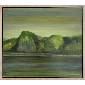 In Situ By Painter Kathryn Carter: Dusk gathers in the autumn afternoon