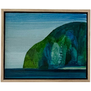 In Situ By Painter Kathryn Carter: The deep deep blue of sea and sky