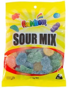 Products: Rainbow Sour Mix 20 x 110g bags