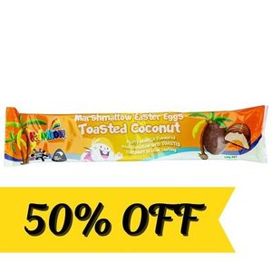 Rainbow 120g Toasted Coconut Easter Eggs