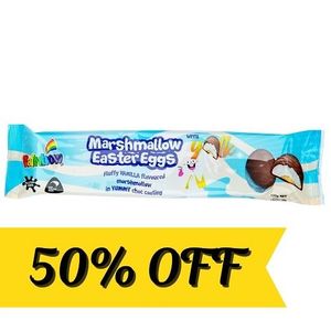 Easter: Rainbow 120g Vanilla Easter Eggs