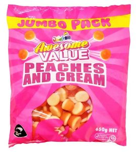 Awesome Value Peaches & Cream 650g