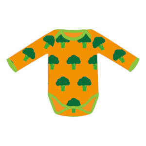 pikolo - LS Bodysuit - Broccoli ** LAST SZ 74cm
