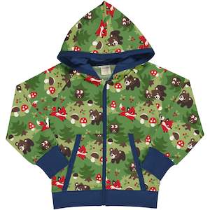 Maxomorra - Zip Hoodie - Forest