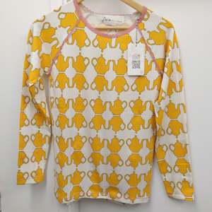 Labour Weekend 2020 Sale: Alba - LS Tee - Patricia - Beeswax Teapots (Adult sized)