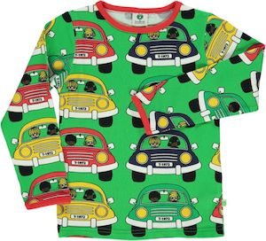 Smafolk: Smafolk - LS Tee - Car - Green