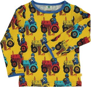 Smafolk: Smafolk - LS Tee - Tractor - Yellow