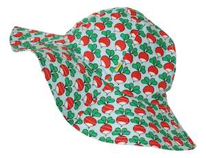 Lucky Lasts: Duns Sweden - Sunhat - Radish Clearwater Blue ** LAST SIZE - XL