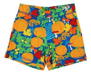 Duns Sweden - Shorts - Autumn Garden - Blue