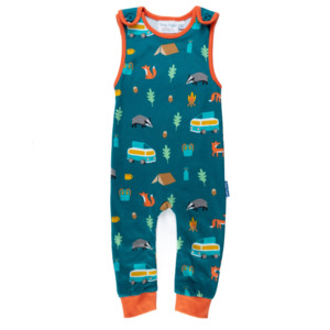 Dungarees Slungarees Overalls Rompers: Toby Tiger - Slungarees - Organic Campervan
