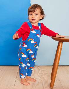 Toby Tiger - Dungarees - Multi Rainbow ** LAST SIZE 80cm