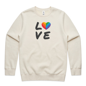 Products: LOVE Rainbow Heart Crew