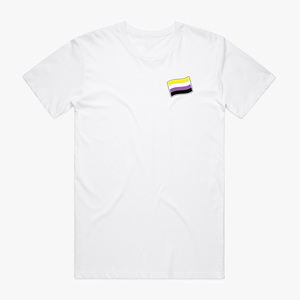 Products: Non-Binary Pride Chest Flag