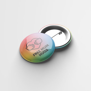Free Mum Hugs Badge