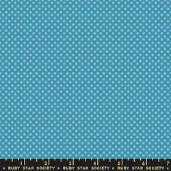 Yardage: Meadow Star Puff Vintage Blue Fat Quarter - Alexia Abegg for Ruby Star Society
