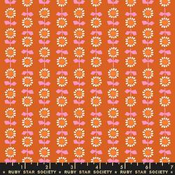 Meadow Star Bloom Pecan Fat Quarter - Alexia Abegg for Ruby Star Society