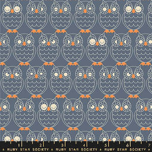 Fabric: Hoo’s There Ghostly Fat Quarter - Ruby Star Society Collaboration