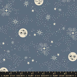 Fabric: Wise Moon Ghostly Fat Quarter- Ruby Star Society Collaboration