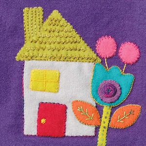 bird: House Wool Applique Pack Col 4 - Sue Spargo