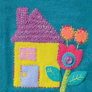 bird: House Wool Applique Pack Col 1 - Sue Spargo