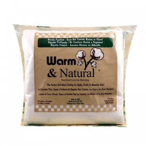 Batting: FULL Size Warm and Natural Batting