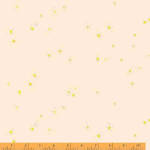 Individual Fat Quarters: Hand Drawn Stars Blush (FQ) - Lucky Rabbit by Heather Ross