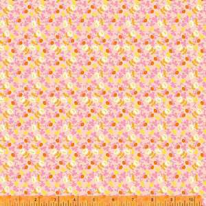 Calico Pink (FQ) - Lucky Rabbit by Heather Ross