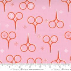 Individual Fat Quarters: Make Time Scissors Iris Fat Quarter - Aneela Hoey for Moda