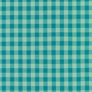 Kitchen Window Wovens: Ultramarine Gingham Kitchen Window Woven - Elizabeth Hartman for Robert Kaufman Fabrics