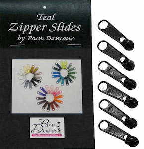 Zippers Bag Accessories: Zipper Pull Black  #4.5 - Decorating Diva Pam Damour