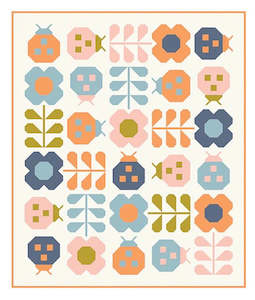 Pen Paper Patterns: Hello Spring Mock Up #3 Quilt Kit (Option A) - Pen and Paper Patterns